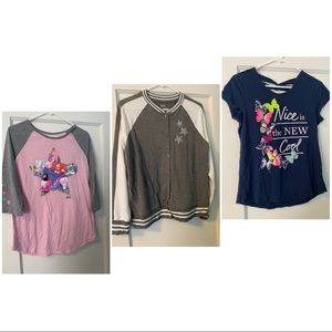 Justice/target girls clothing bundle XXL